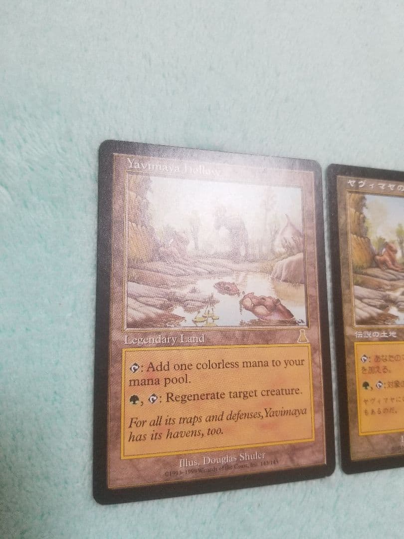 匿名受取】ヤヴィマヤのうろ穴 Yavimaya Hollow 4枚