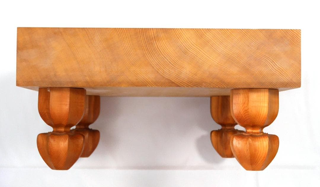 【2回使用】碁盤脚付 30号 19路盤 碁笥・碁石付き 新かや材製