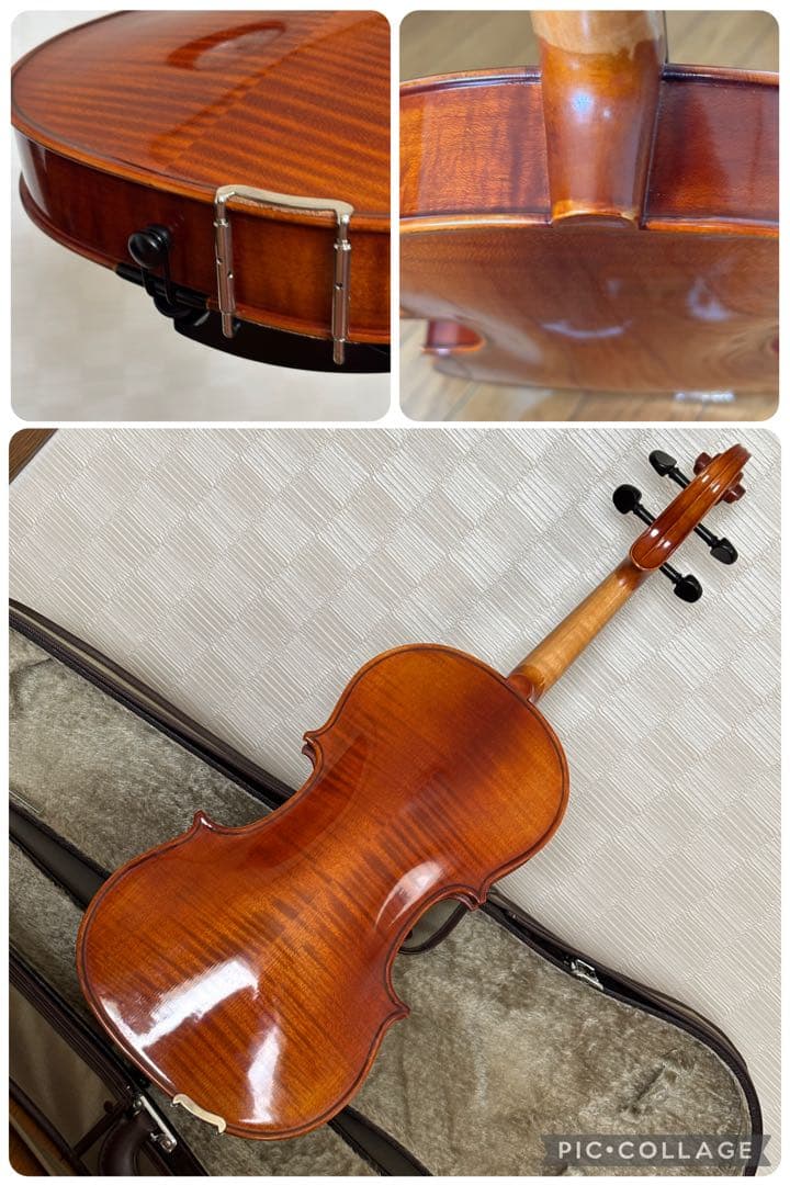 【極美品】スズキ　ビオラ　No.2 2002年　15.5インチ　虎杢