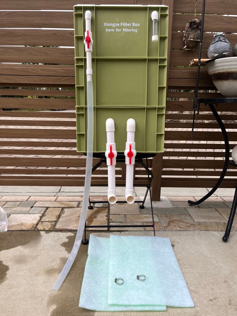 45w水中ポンプ付き　高性能濾過材2段付き2種以上 フルセット到着すぐ使える状態