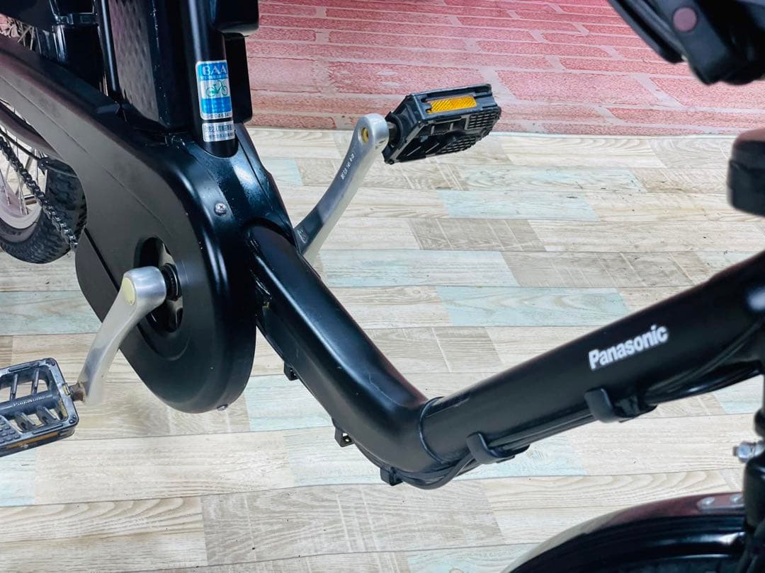 K1980 電動自転車パナソニック子供乗せ 20インチ 8Ah ブラック