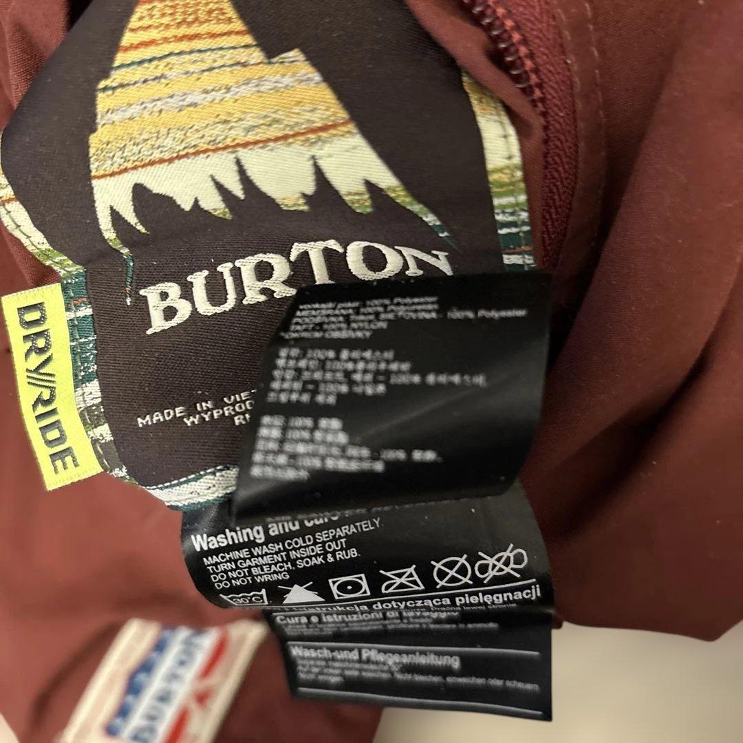 バートン BURTON リバーシブル アノラック ウェア S 蛇パッチ M相当