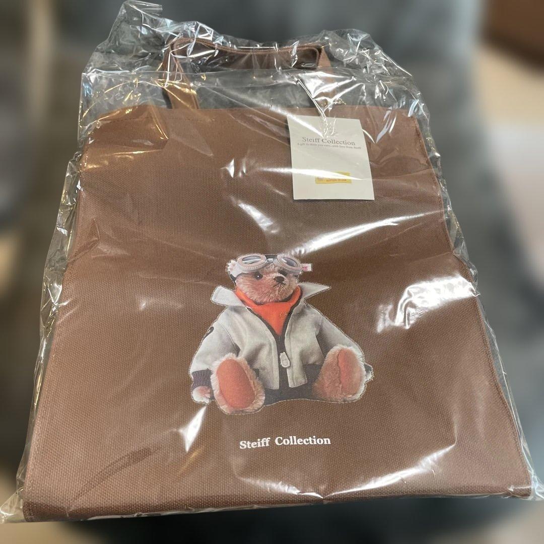 シュタイフ テディベア JAL Pilot Teddy bear 限定版トート付