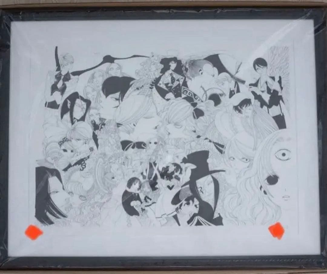 直筆サイン入り　中村明日美子20年展　複製原画　LE THÉÂTRE DE B