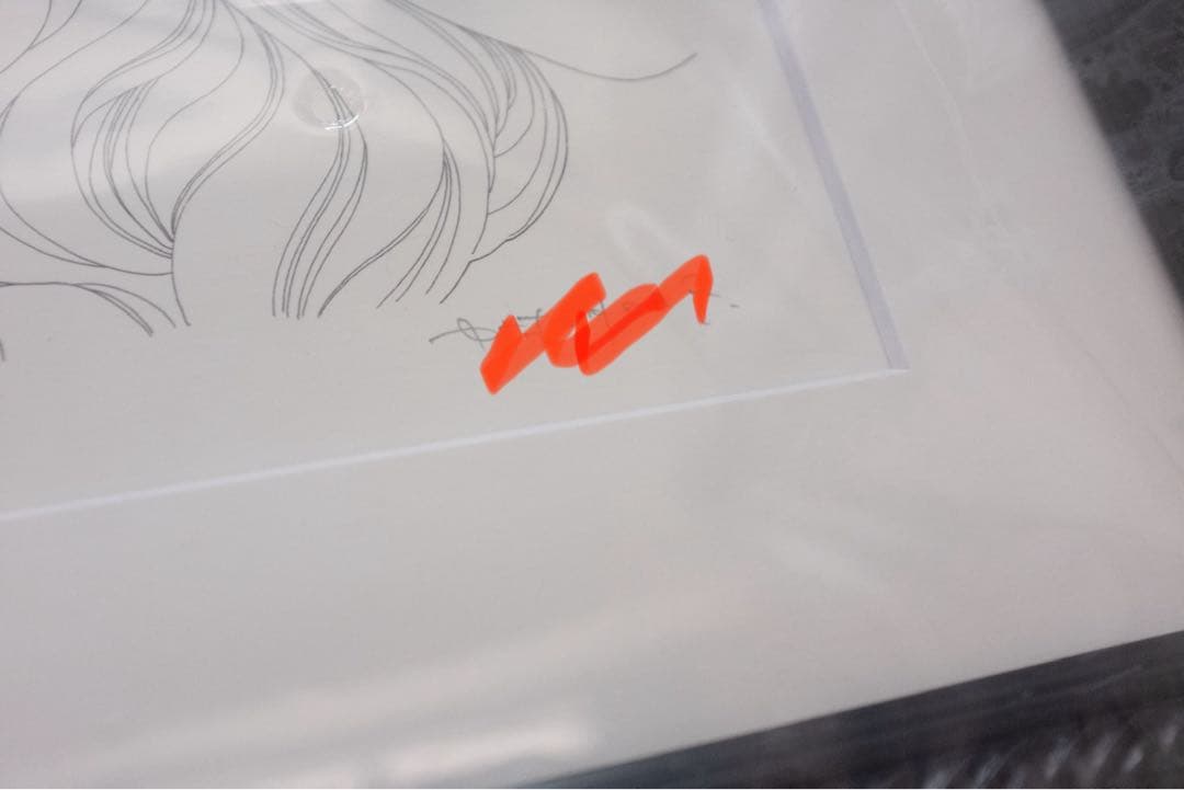 直筆サイン入り　中村明日美子20年展　複製原画　LE THÉÂTRE DE B