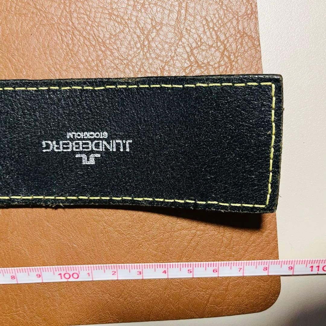 【希少】 J.LINDEBERG STOCKHOLM 1990's本革ベルト