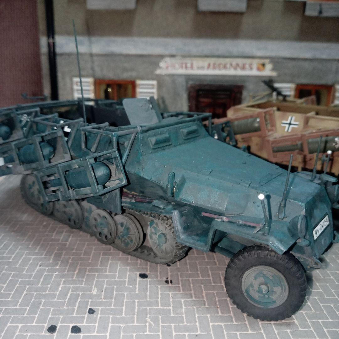 タミヤ　ドイツ軍ハ―フトラックSd.Kfz.251　３輛　1/35　ジオラマ用