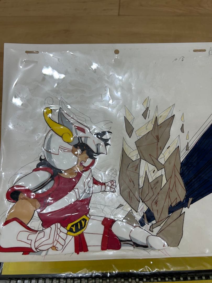 聖闘士星矢　アニメ　セル画　ペガサス星矢　80年代