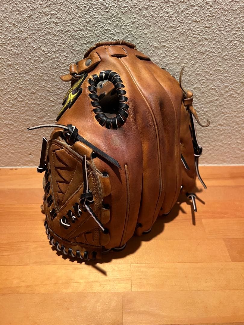 即購入禁止ミズノプロ 硬式 投手用 グローブ｜全紐交換済｜Mizuno Pro｜