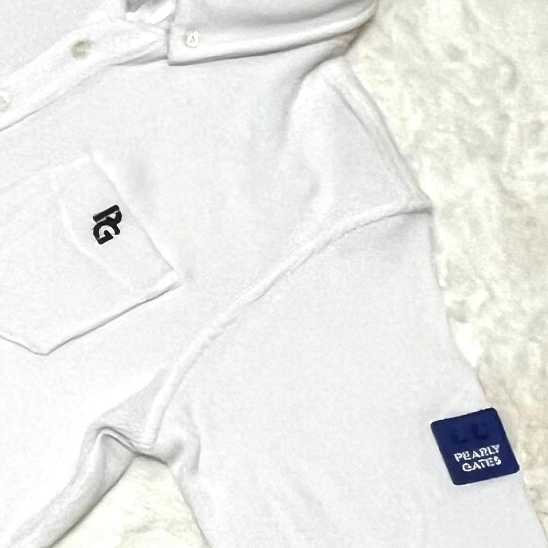 PEARLYGATESリブワッフルボタンダウンプルオーバーサイズ4