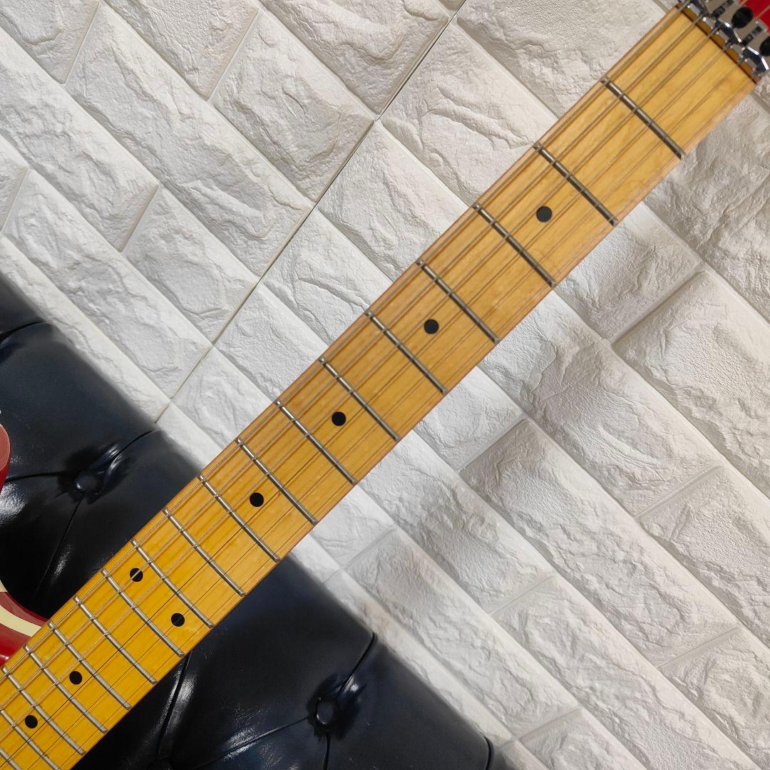 EVHタイプ フランケン仕様 ギター ノーブランド MUSIC MANバッグ付き