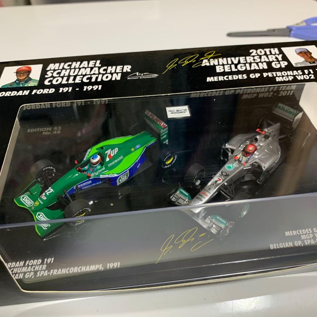 Jordan Ford 191 & メルセデスW02 ベネトンシューマッハー