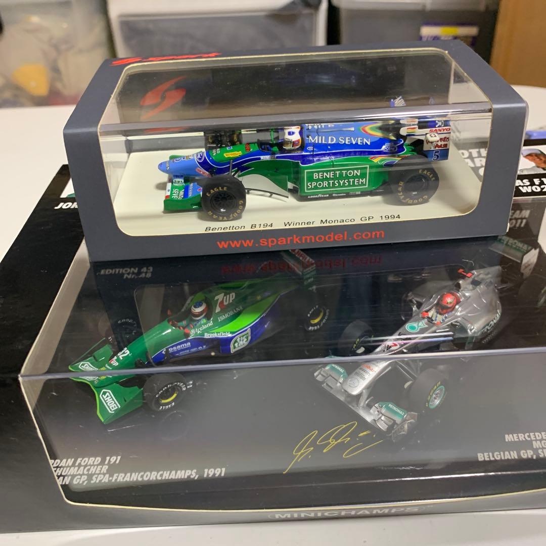 Jordan Ford 191 & メルセデスW02 ベネトンシューマッハー