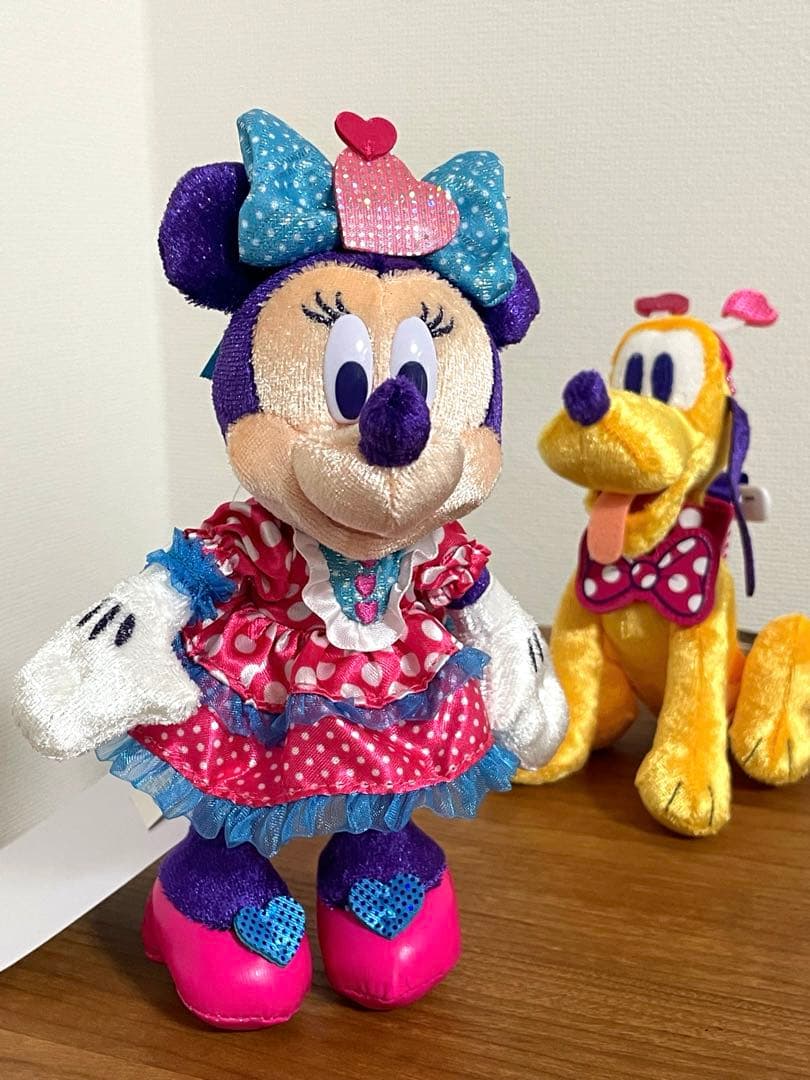 新品未使用　パルパルーザ ミニーのファンダーランド ぬいぐるみバッジ　3点セット