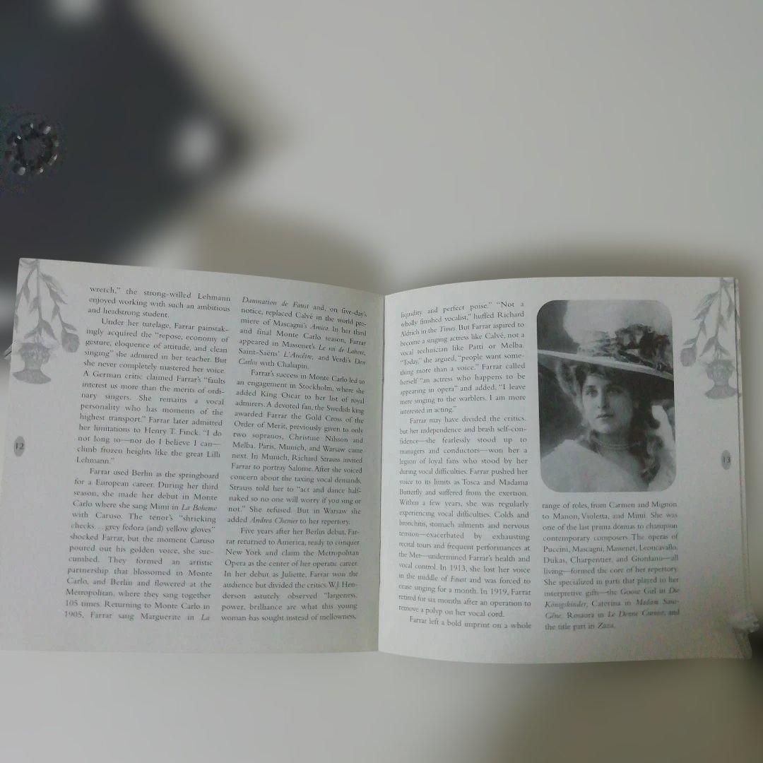 ジェラルディン・ファーラー　Geraldine farrar 1904-32