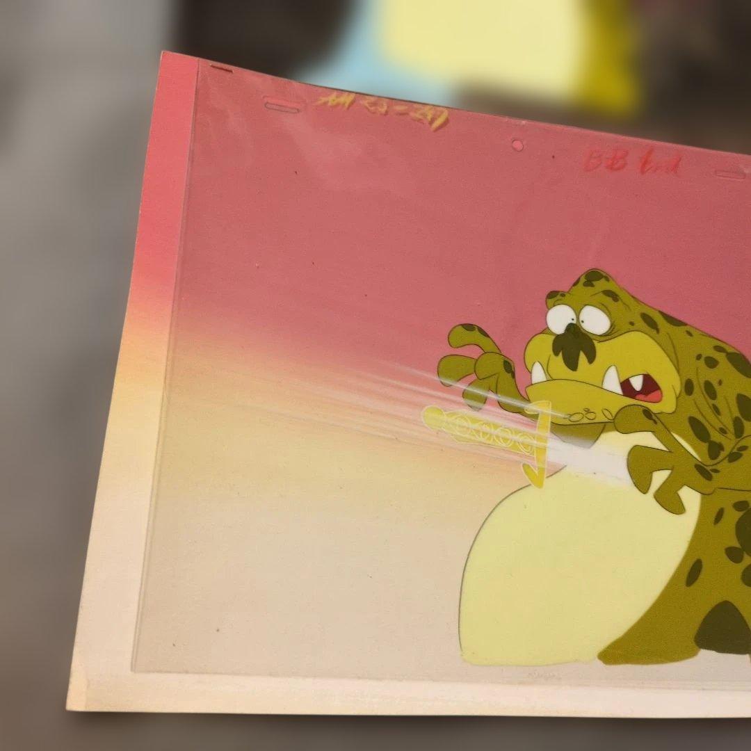 虫プロの遺産 なつかしの世界名作アニメ アンデルセン物語❤️「沼の王の娘」セル画