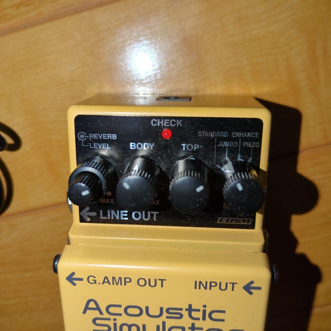 BOSS AC-3 Acoustic Simulatorと電源psa-100s