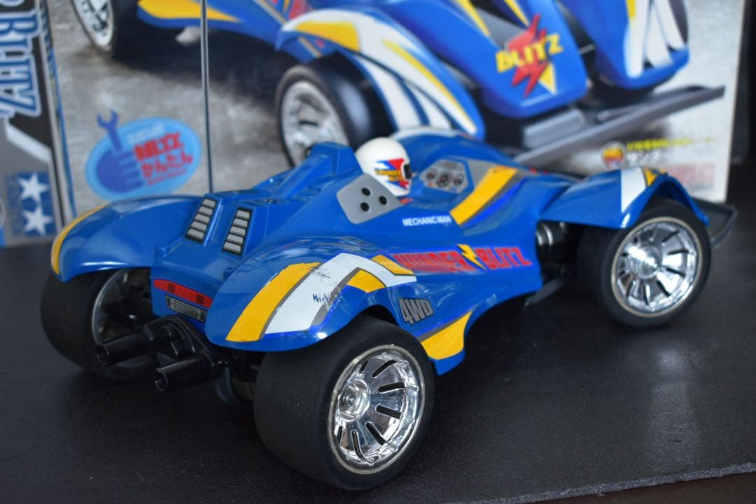 1/10 タミヤ サンダーブリッツ 動作OK 4WD ラジコン 予備パーツ多数