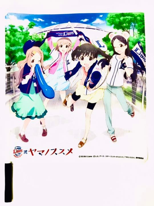 ヤマノススメ ×西武ライオンズ 応援フラッグ ２本セット