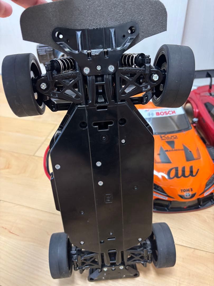 タミヤ tt02シャーシMOTULAUTECH GTR & TOM'Sスープラ
