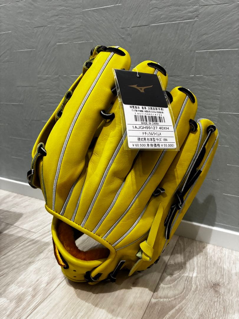 Mizuno Pro 硬式グローブ 外野用 タグ付き 杉本モデル 化粧箱&専用袋