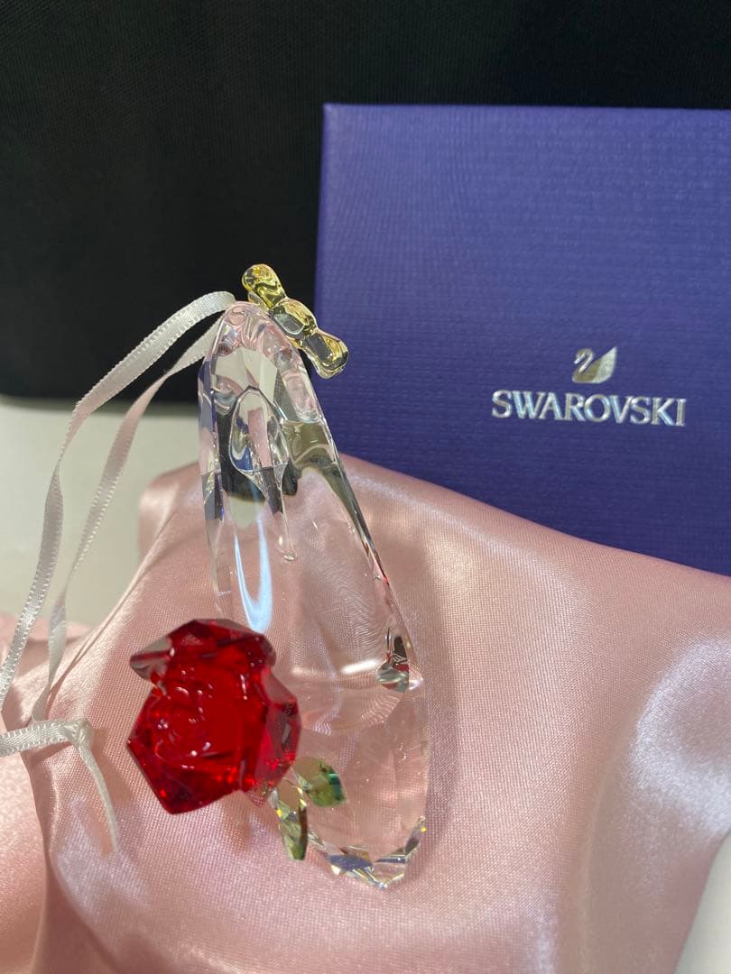 箱付き スワロフスキー 美女と野獣 ガラスの靴 レア 希少品 廃盤