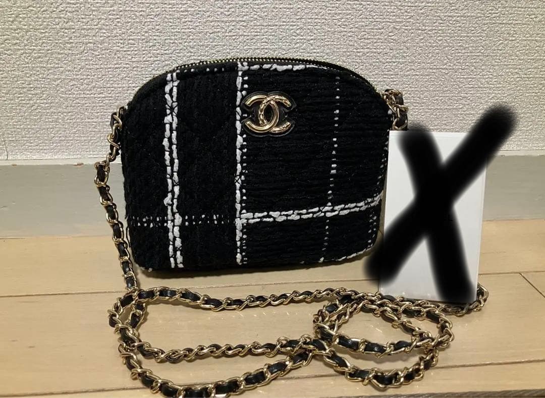 CHANELシャネル ノベルティ チェーン ツィードバック