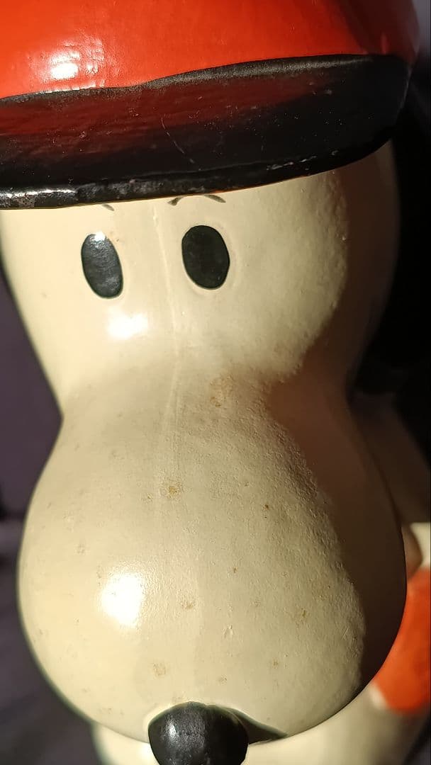 スヌーピー 貯金箱 ベースボール Determind 70年代 アメトイ