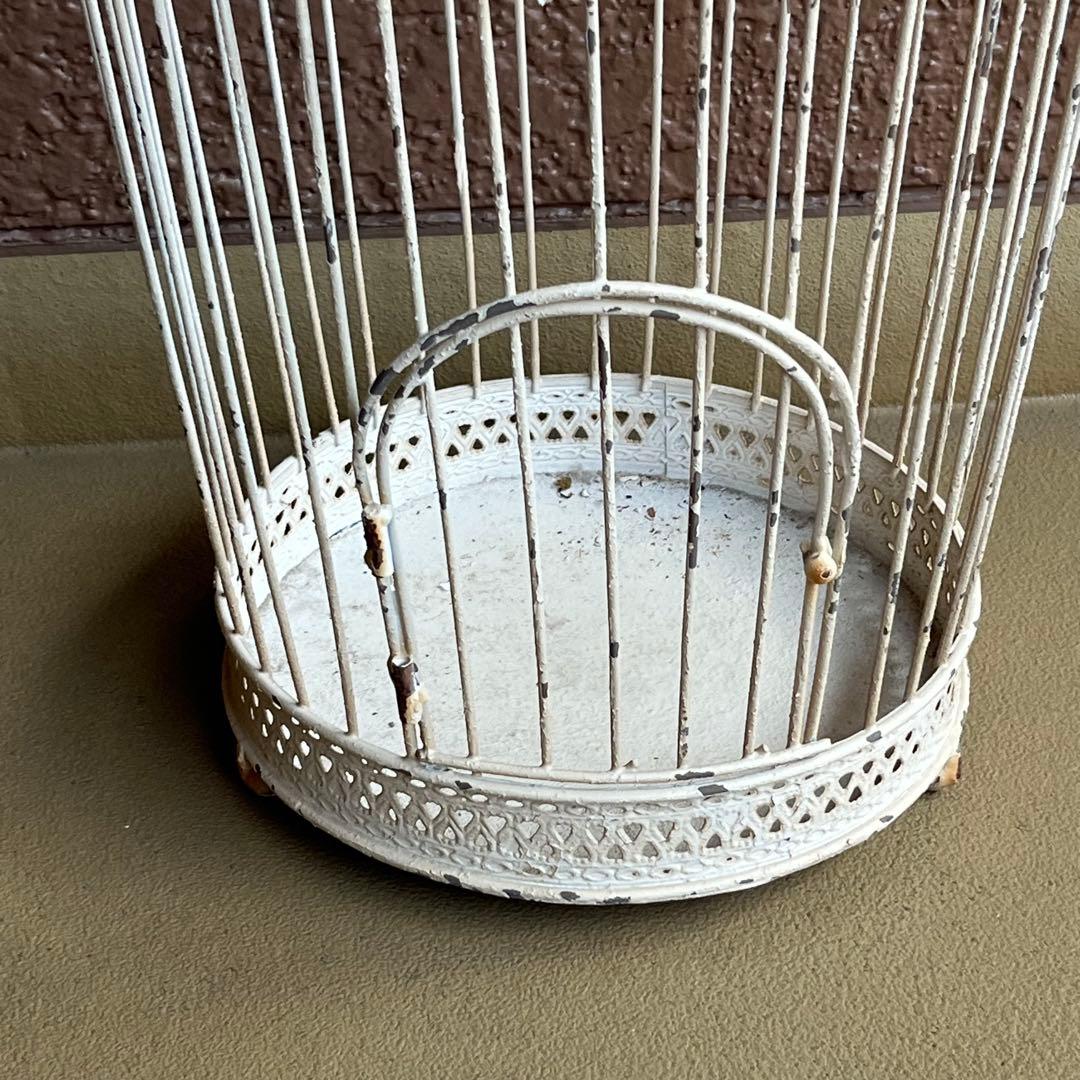 フレンチカントリー　シャビーシック　アンティーク調　バードケージ　鳥籠　大小