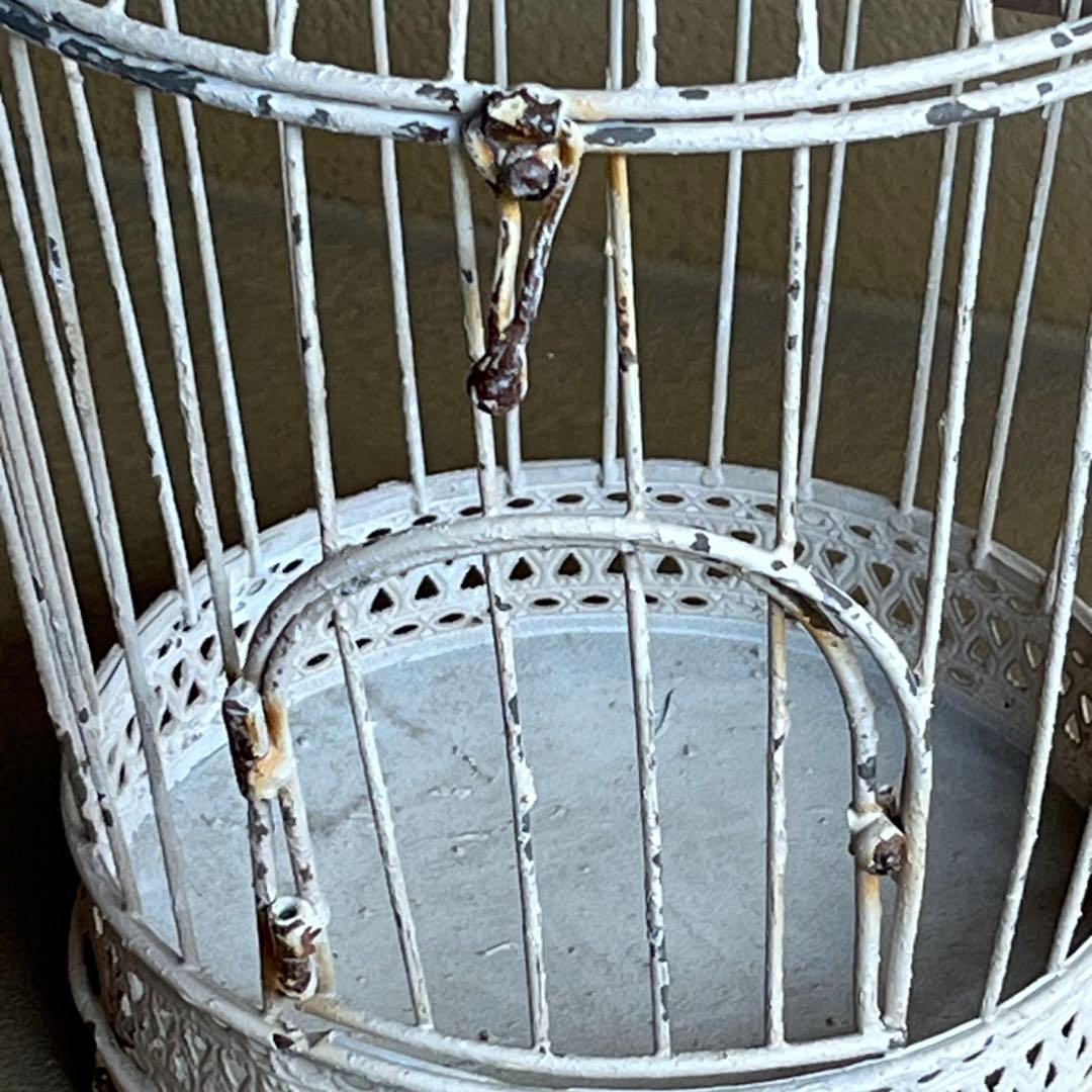 フレンチカントリー　シャビーシック　アンティーク調　バードケージ　鳥籠　大小