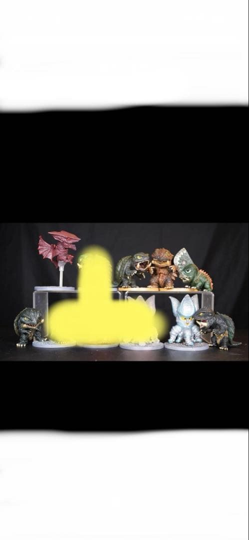 ガメラ大進撃コレクション-01 エッグモン　7種コンプリートBOX入り7体