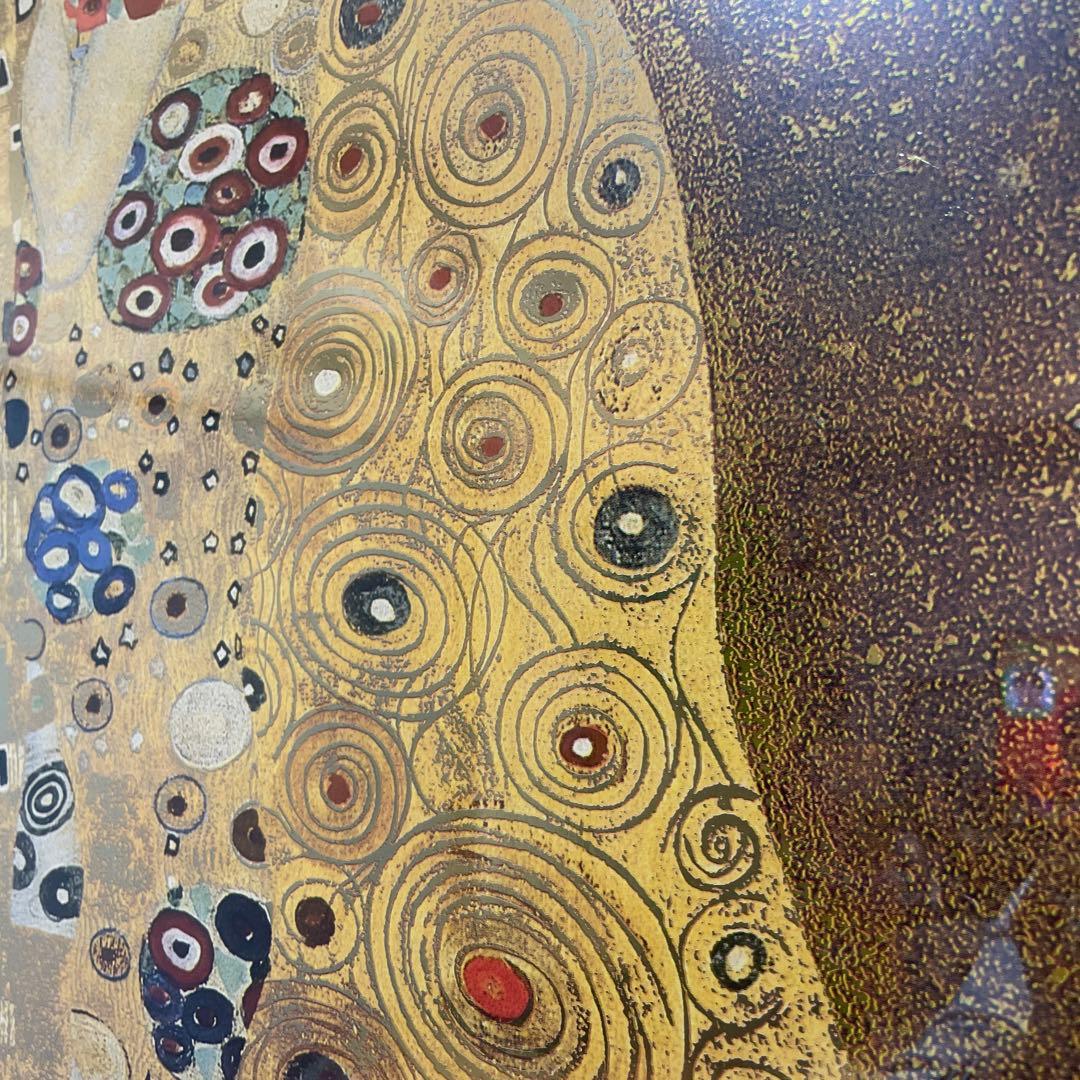 アート　クリムト　キス　レリーフ 額装　大きめサイズ　オーダー品