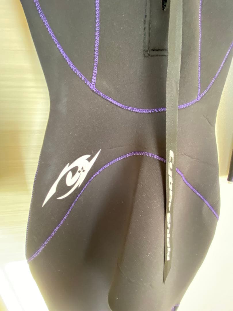 cyber フルスーツ 黒 紫 ピンク レディース フルオーダー 3mm