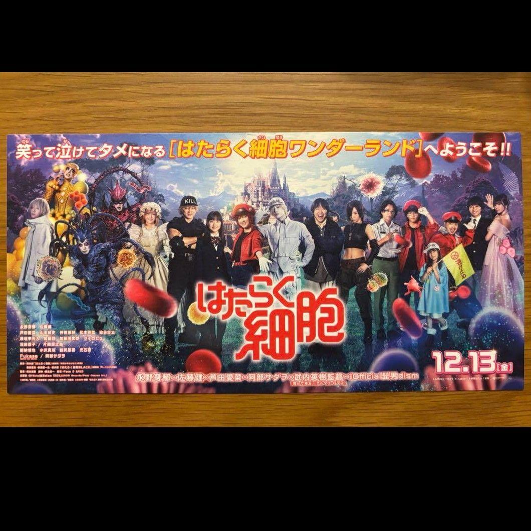 はたらく細胞　レッドカーペットイベント　永野芽郁　佐藤健　直筆サイン　おまけ付