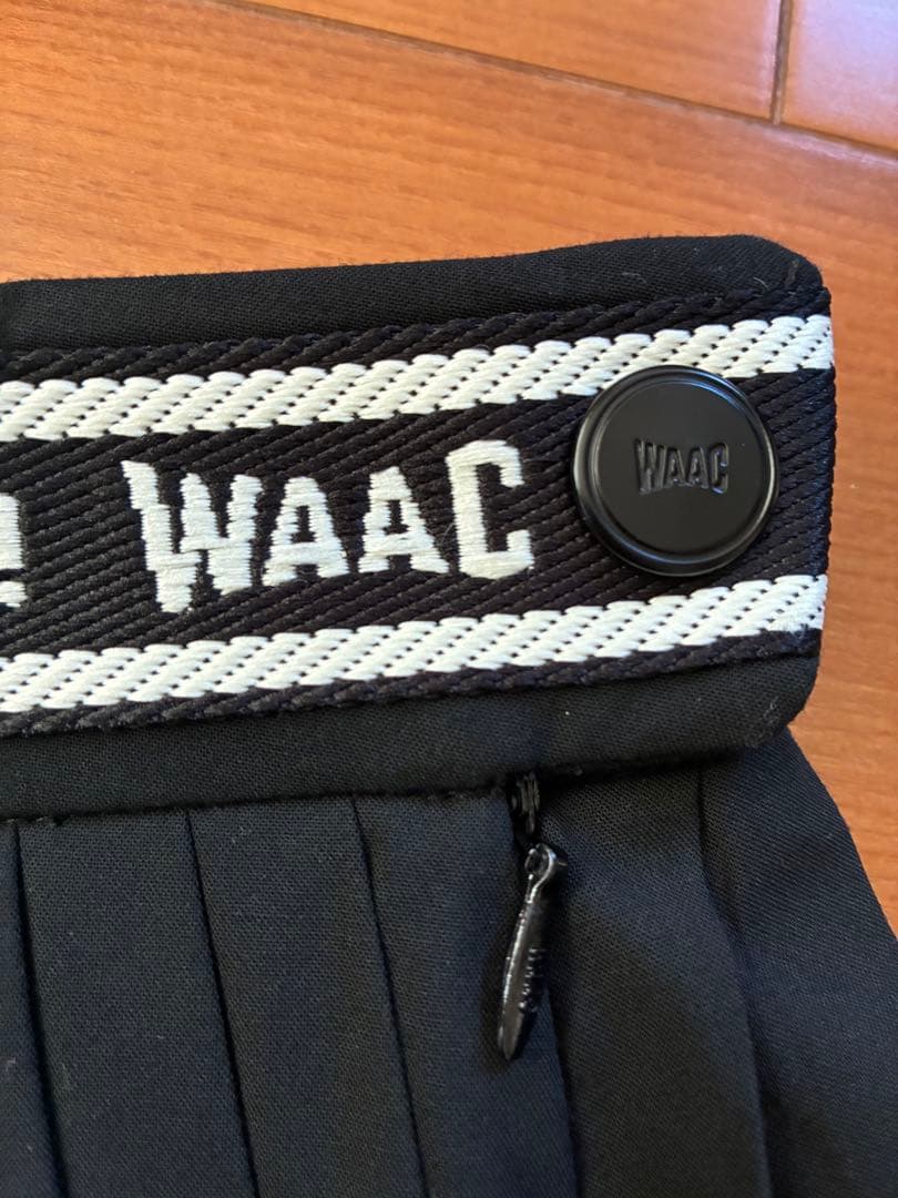 WAAC ブラック プリーツスカート