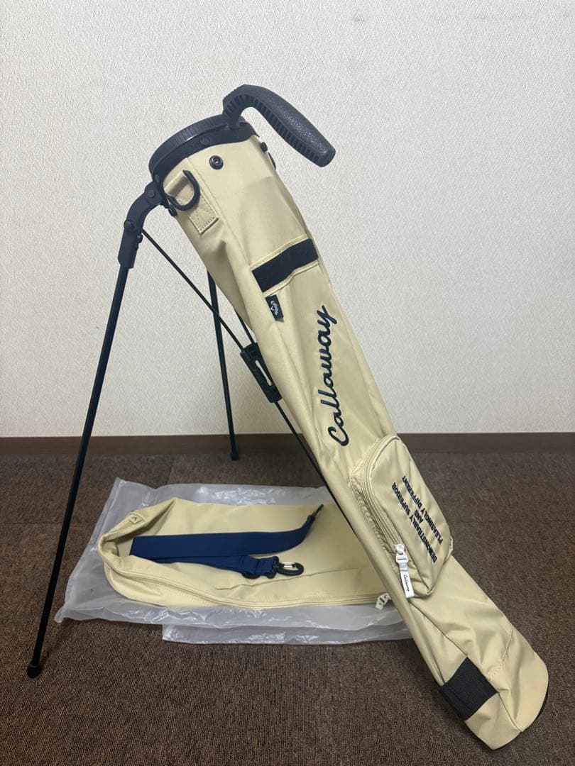 【美品】Callaway キャロウェイ スタンド クラブケース ベージュ