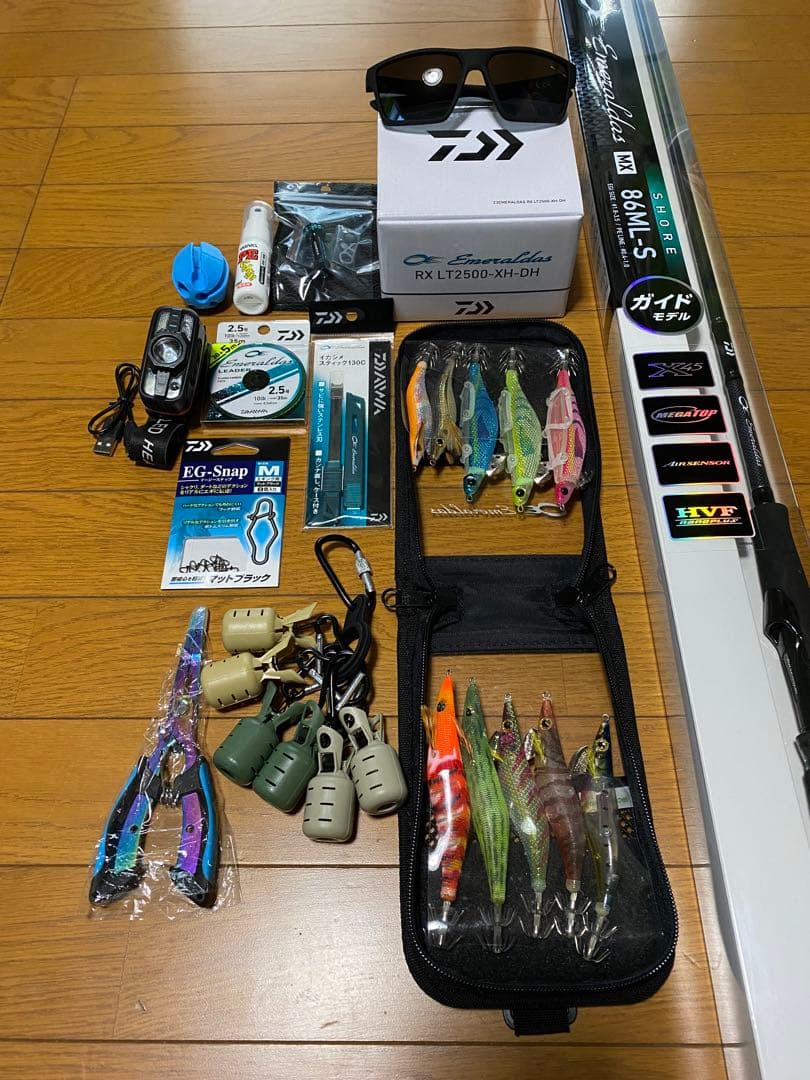 ダイワ　エメラルダス　エギングセット