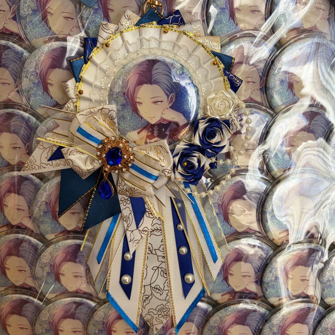 プロセカ　青柳冬弥　缶バッジ 　痛バッグ　痛バ