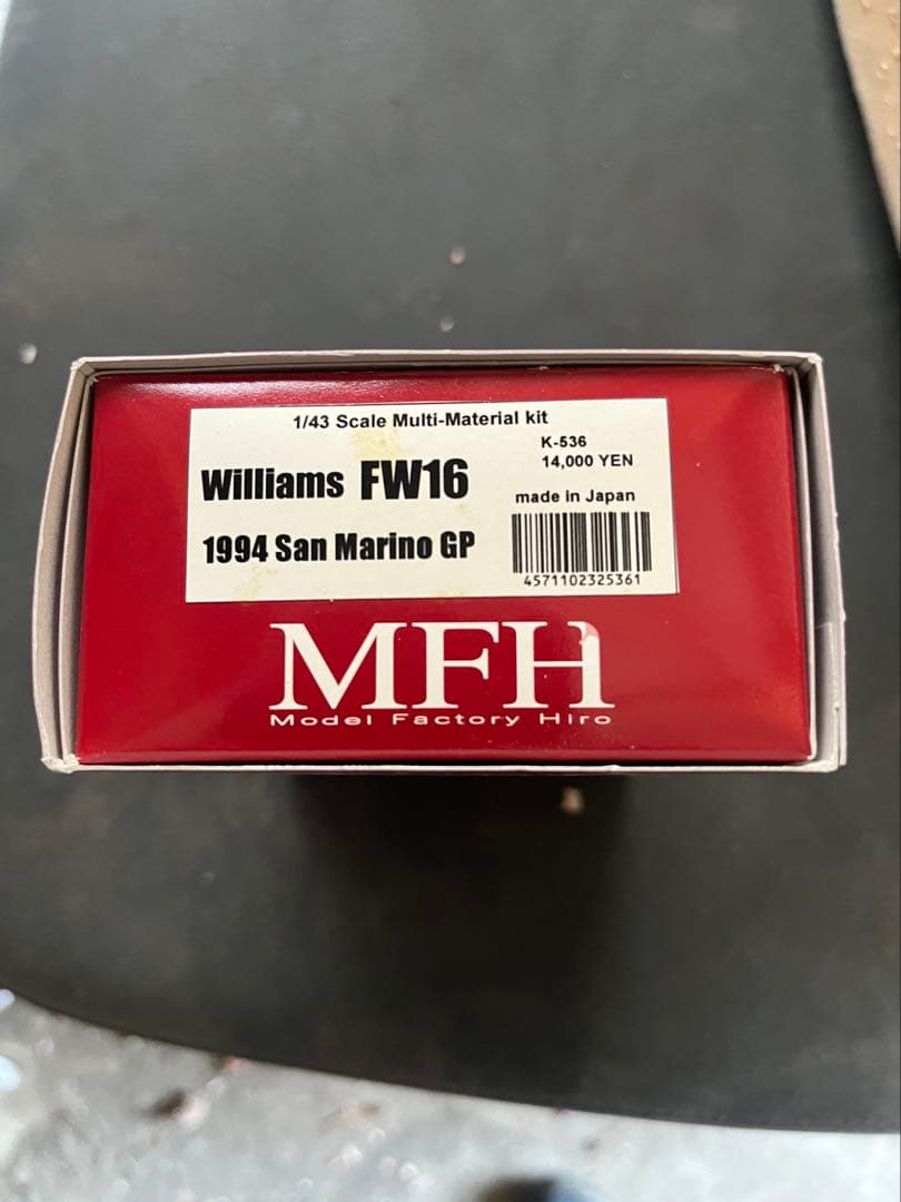 値下　Williams FW16 1/43 スケールキット