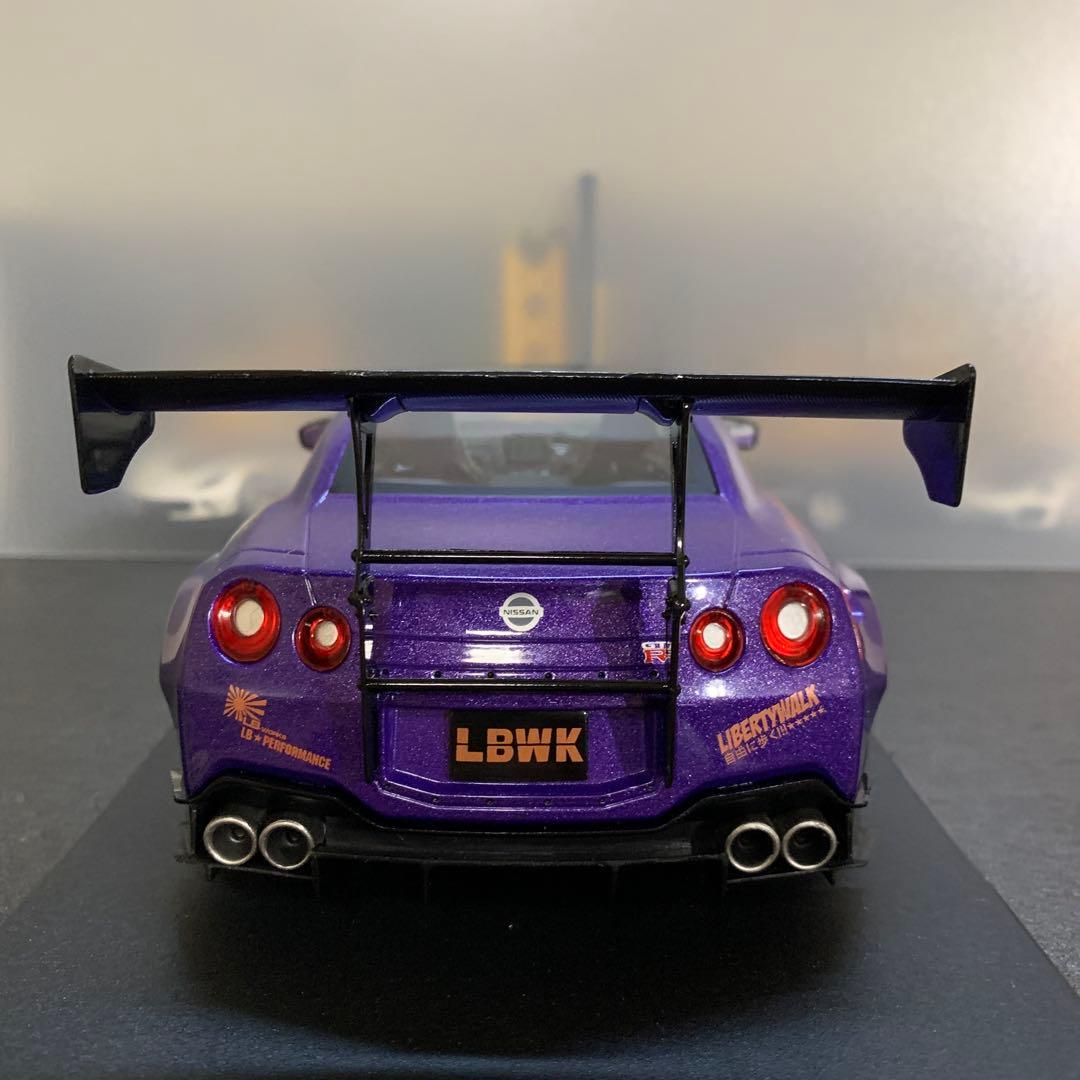 788 リバティウォーク LBWK R35 GT-R 1/18スケールミニカー