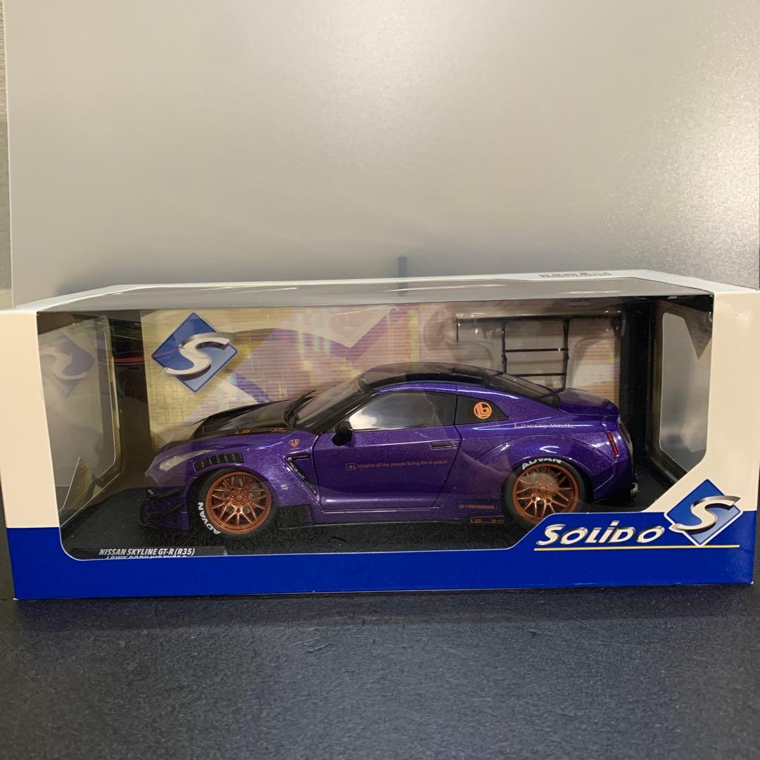 788 リバティウォーク LBWK R35 GT-R 1/18スケールミニカー