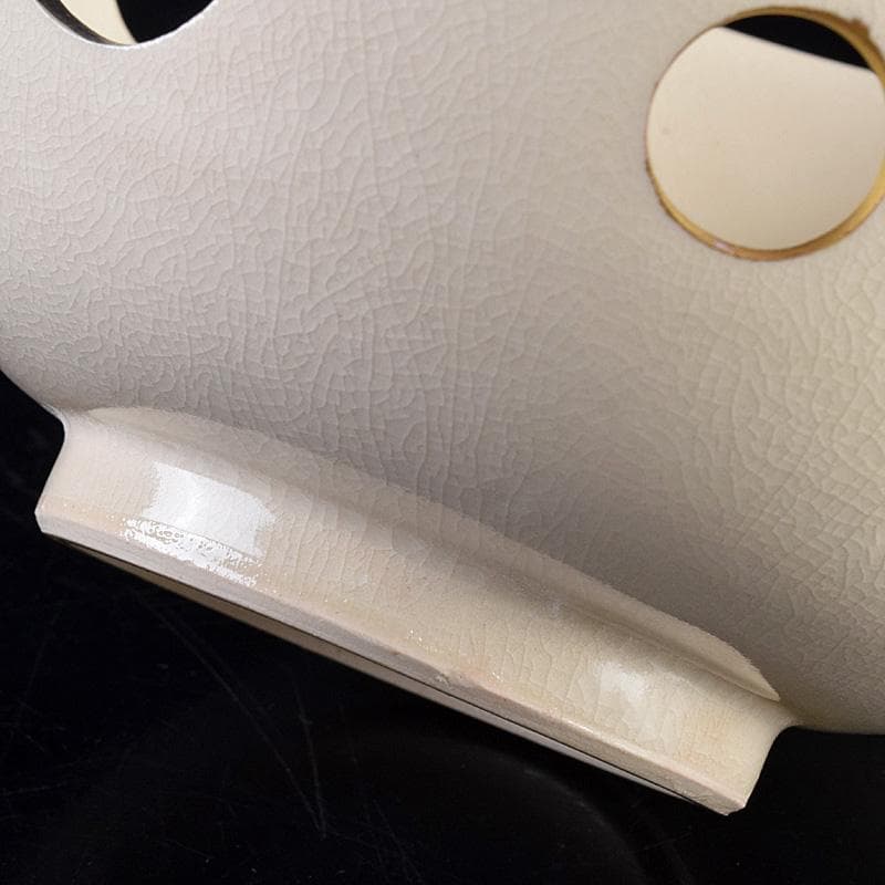 北大路魯山人作　金銀水玉透かし鉢　菓子鉢　共箱　D　R8520