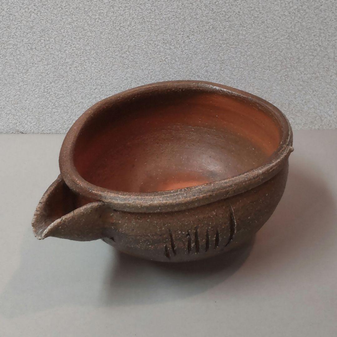 (711Z361)陶芸 水次 水指 酒器 徳利 茶道具 片口 李朝