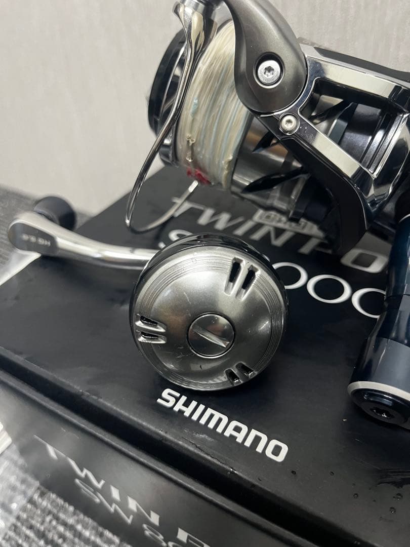 TWIN POWER SW8000HG ロングハンドル、替えスプール