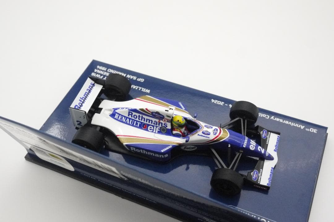 D1/43 ウィリアムズ FW16 ラストレース ロスマンズ A.セナ