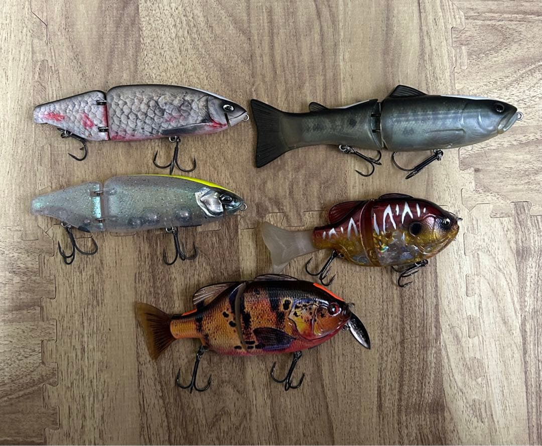 ビッグベイト5点セット　DRT.deps.