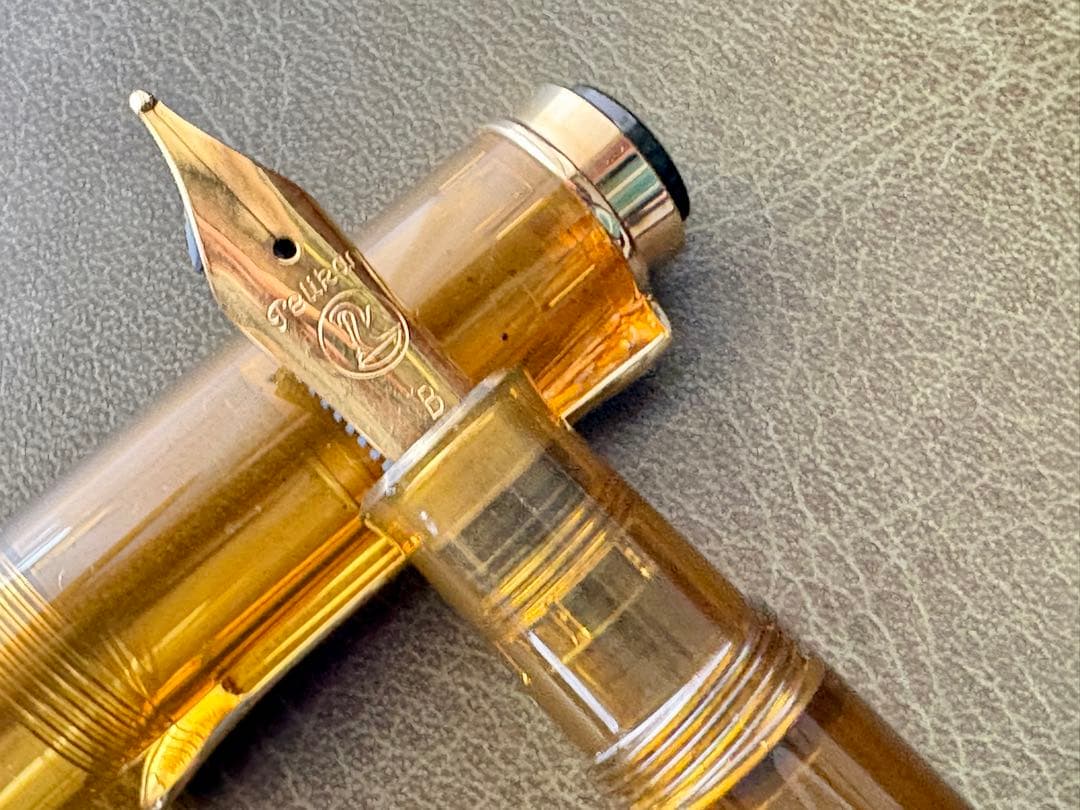 PELIKAN/ペリカン2014特別生産品M200万年筆 コニャック B（太字）