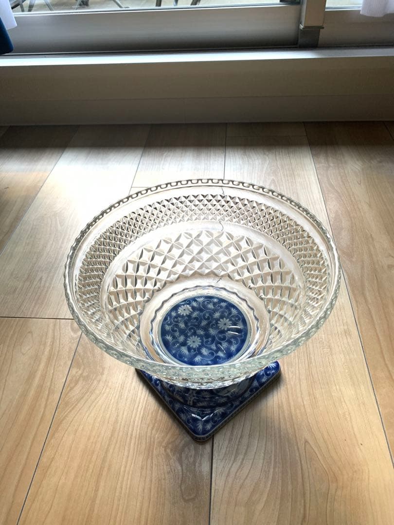 有田焼　龍峰窯　ガラスコンポート 民藝　民芸　工芸品