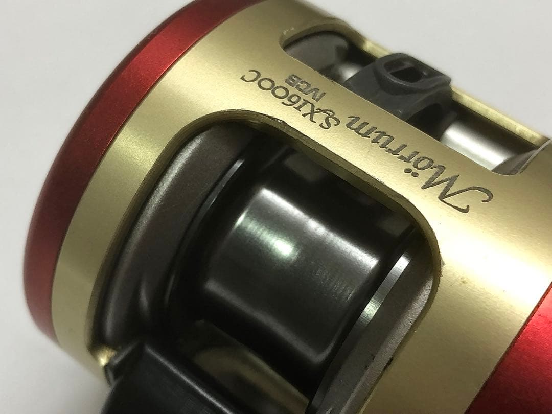 モラムSX1600C AE74 レッド ベイトフィネススプール