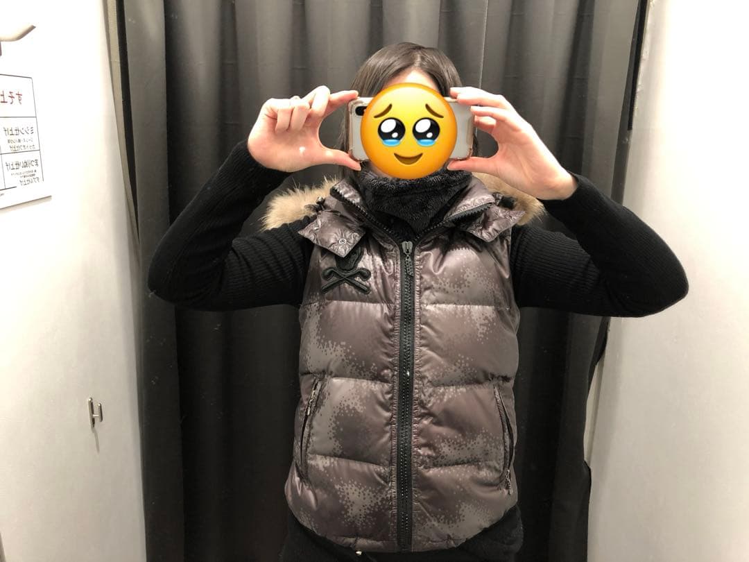 【美品】MARK & LONA ダウンベスト&スカート　セットアップ　Sサイズ